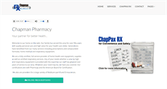 Desktop Screenshot of chapmanrx.com